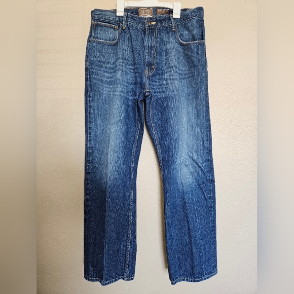 Levis Boot Cut Classic Blue Denim Jeans - Picture 2 of 8